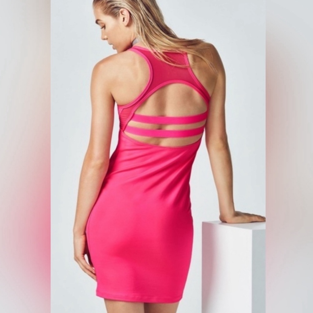 Fabletics Pink Athleisure Dress Small